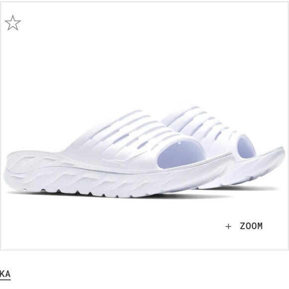 HOKA One One unisex Ora Recovery Slide White Slip On Sandals Slippers - Picture 1 of 8